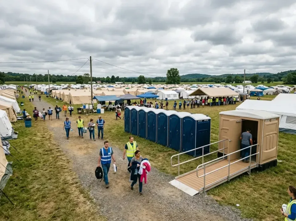 disaster-relief-camp-restrooms-010 — frequently asked questions, Dumpster & Portable Bathrooms Rental in Madison, WI